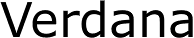 10-font-verdana