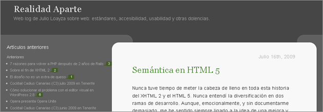 Una visión crítica de las nuevas etiquetas en el HTML5