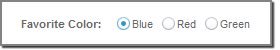 seleccion-1 Radio buttons, para seleccionar una sola opción