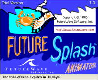 Future Splash Animator Future Splash Animator, la primera versión de Flash