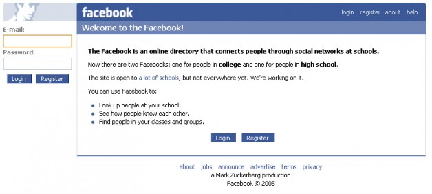 Facebook 2005