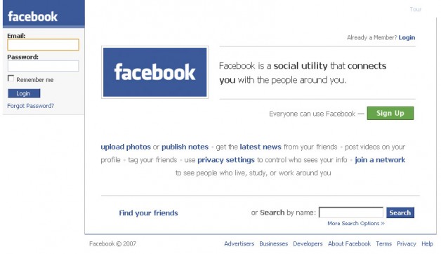 Facebook 2007