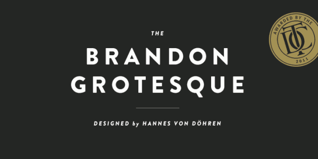 Tipografía Brandon Grotesque Tipografía Brandon Grotesque